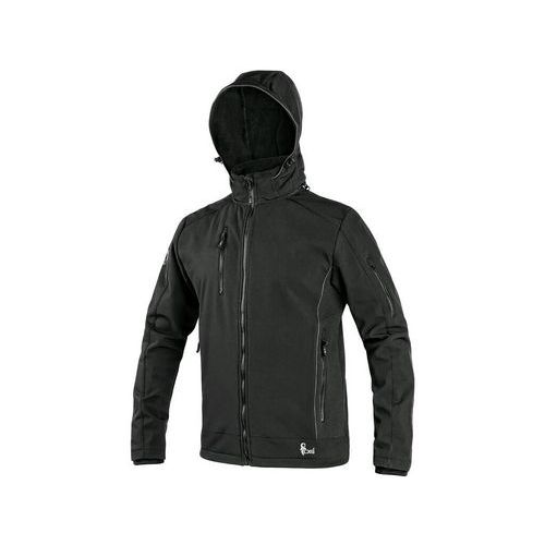 Kurtka DURHAM, męska, softshell, kolor czarny - Kurtka DURHAM, męska, softshell, kolor czarny, roz. S