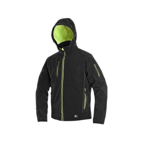 Kurtka DURHAM, męska, softshell, kolor czarno-żółty - Kurtka DURHAM, męska, softshell, kolor czarno-żółty, roz. M