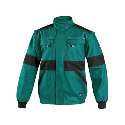 Męska bluza robocza CXS, zielona/czarna - Męska bluza robocza CXS, zielona/czarna, rozm. 60