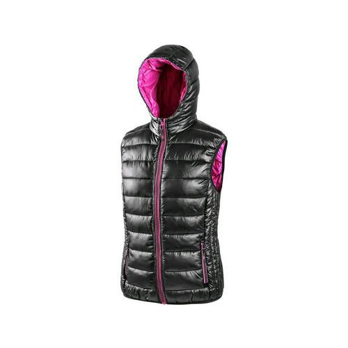 Kamizelka OMAK, damka, zimowa, kolor czarno-różowy - Kamizelka OMAK, damka, zimowa, kolor czarno-różowy, roz. XS