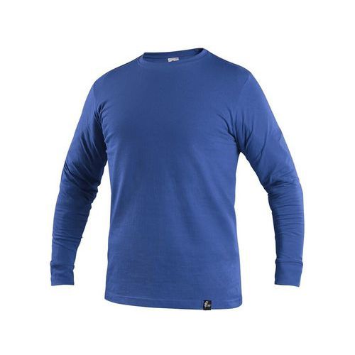 Koszulka CXS PETR, męska, z długim rękawem, kolor niebieski - Koszulka CXS PETR, męska, z długim rękawem, kolor niebieski, roz. S