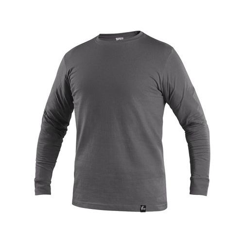 Męska koszulka z długim rękawem CXS, ciemnoszara - Męska koszulka z długim rękawem CXS, ciemnoszara, rozm. XXL