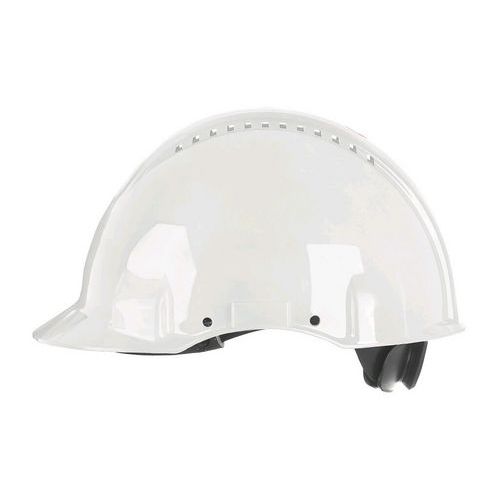 Kask ochronny 3M G3000, 4-punktowy - Kask ochronny Peltor G3000 4-punktowy, ze wskaźnikiem zużycia, biały