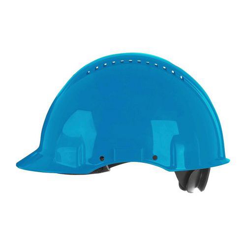 Kask ochronny 3M G3000, 4-punktowy - Kask ochronny Peltor G3000 4-punktowy, ze wskaźnikiem zużycia, niebieski