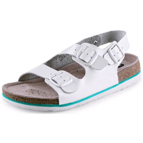 Skórzane sandały medyczne CXS Dr. Cork, damskie, białe - Sandały medyczne korkowe Dr. Cork, damskie, białe, rozm. 41