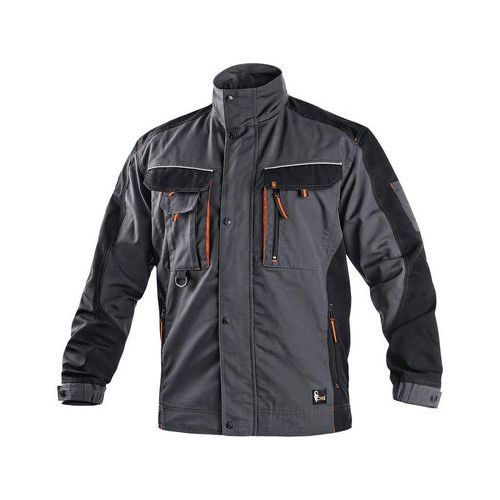 Bluza CXS SIRIUS LUCIUS, męska, kolor szaro-pomaranczówy - Bluza CXS SIRIUS LUCIUS, męska, kolor szaro-pomaranczówy, roz. 50