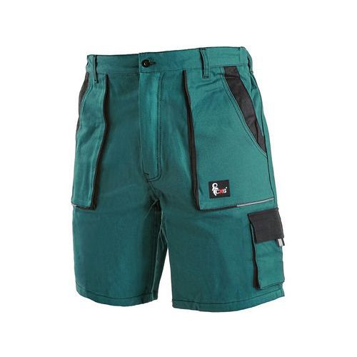 Szorty CXS LUXY TOMÁŠ, męskie, kolor zielono-czarny - Szorty CXS LUXY TOMÁŠ, męskie, kolor zielono-czarny, roz. 62