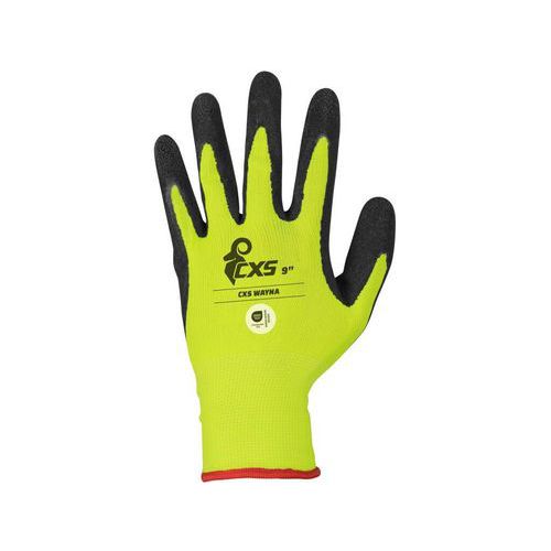 Rękawice CXS WAYNA, powlekane w połowie, lateks - Rękawice CXS WAYNA, powlekane w połowie, lateks, roz. 09