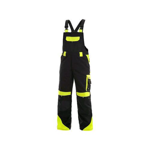 Ogrodniczki CXS SIRIUS BRIGHTON, męskie, zimowe, kolor czarno-żółty - Ogrodniczki CXS SIRIUS BRIGHTON, męskie, zimowe, kolor czarno-żółty, roz. 52-54