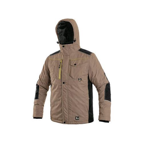 Kurtka CXS BALTIMORE, męska, kolor beżowo-czarny - Kurtka CXS BALTIMORE, męska, kolor beżowo-czarny, roz. XL