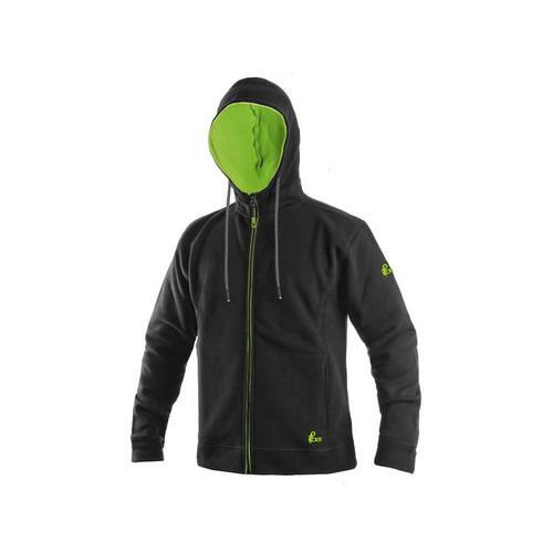 Mikina HARRISON, pánská, černo-zelená - Mikina HARRISON, pánská, černo-zelená, vel. L