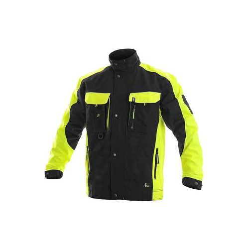 Bluza CXS SIRIUS BRIGHTON, męska, skrócony wariant 170-176cm, kolor czarno-żółty - Bluza CXS SIRIUS BRIGHTON, męska, skrócony wariant 170-176cm, kolor