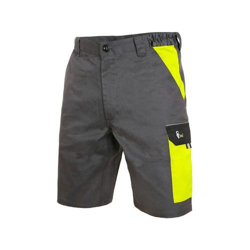 Szorty CXS PHOENIX ZEFYROS, męskie, kolor szaro-żółty - Szorty CXS PHOENIX ZEFYROS, męskie, kolor szaro-żółty, roz. 50