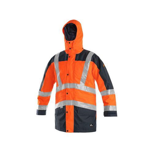 Kurtka ostrzegawcza CXS LONDON, 5 w 1, męska, pomarańczowo-niebieska - Kurtka ostrzegawcza CXS LONDON, 5 w 1, męska, pomarańczowo-niebieska, rozm. M