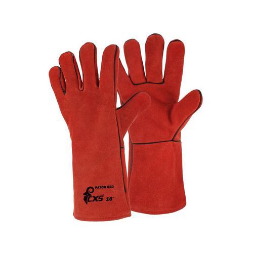 Rękawice CXS PATON RED, spawalnicze, czerwony - Rękawice CXS PATON RED, spawalnicze, czerwony, roz. 10