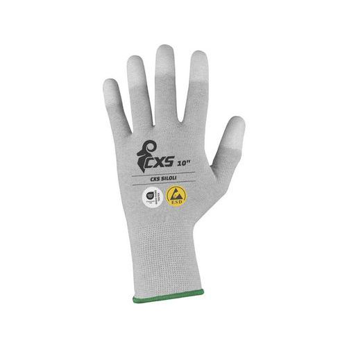 Rękawice CXS SILOLI, powlekane opuszki palców, antystatyczne, ESD - Rękawice CXS SILOLI, powlekane opuszki palców, antystatyczne, ESD, roz. 9