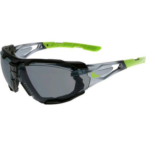 Okulary CXS-OPSIS TIEVA, zadymione szkiełka - Okulary CXS-OPSIS TIEVA, zadymione szkiełka, kolor czarno-zielony