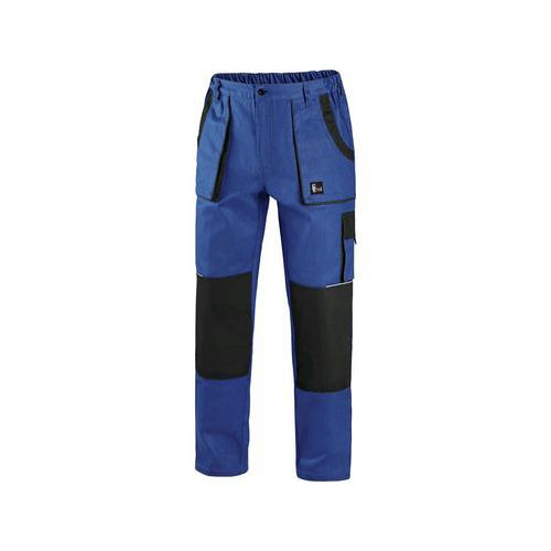Męskie spodnie monterskie CXS, niebieskie/czarne - Męskie spodnie monterskie CXS, niebieskie/czarne, rozm. 68