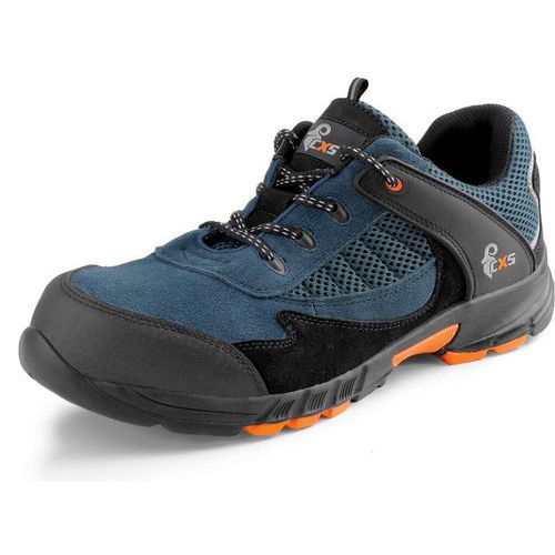 Półbut CXS LAND EIVISSA S1, stalowy nosek, kolor czarno-niebieski - Półbut CXS LAND EIVISSA S1, stalowy nosek, kolor czarno-niebieski, roz. 35