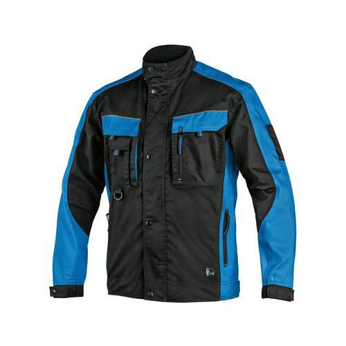 Bluzka CXS SIRIUS BRIGHTON, czarno-niebieska - Bluzka CXS SIRIUS BRIGHTON, czarno-niebieska, rozmiar 46