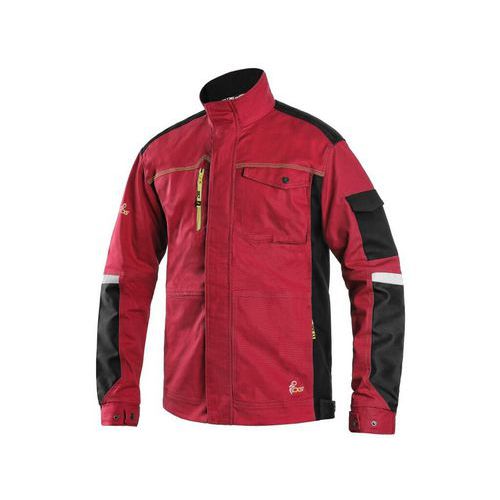 Bluzka CXS STRETCH męska, czerwono-czarna - Bluzka CXS STRETCH męska, czerwono-czarna, rozmiar 50