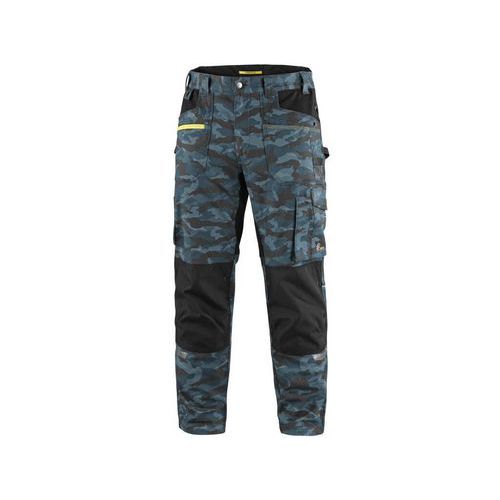 Spodnie CXS STRETCH, męskie, kamuflaż niebieski - Spodnie CXS STRETCH, męskie, kamuflaż niebieski, rozmiar 46