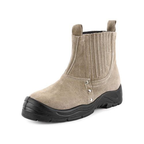 Skórzane buty robocze za kostkę CXS Kale, brązowe - Obuwie robocze skórzane, trzewiki odlewnicze LUX, rozm. 44