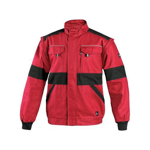 Męska bluza robocza CXS, czerwona/czarna - Męska bluza robocza CXS, czerwona/czarna, rozm. 52