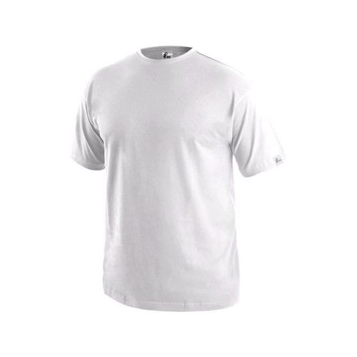Męska koszulka z krótkim rękawem CXS, biała - Męska koszulka z krótkim rękawem CXS, biała, rozm. M