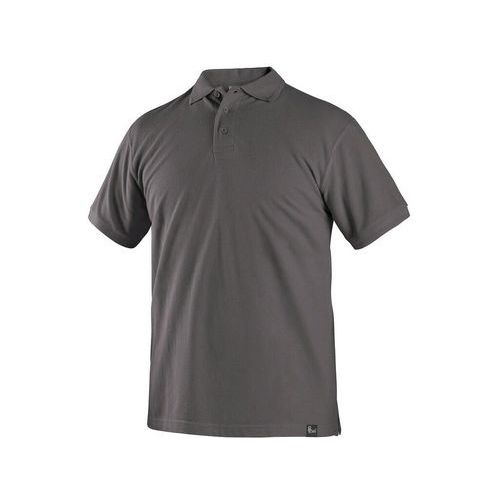 Męska koszulka polo z krótkim rękawem CXS, ciemnoszara - Męska koszulka polo z krótkim rękawem CXS, ciemnoszara, rozm. XXL