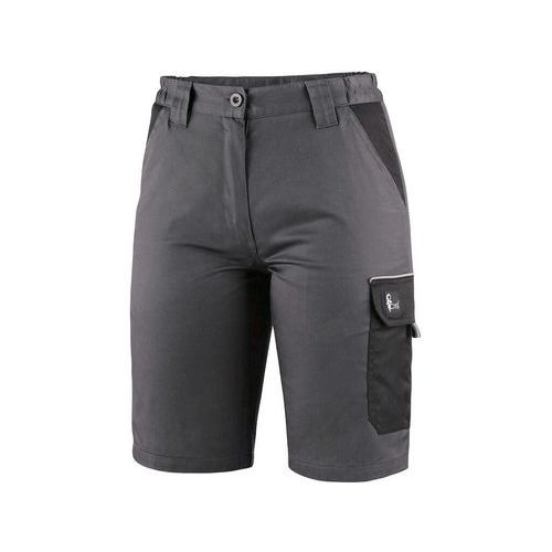 Szorty CXS PHOENIX FORTUNE, damskie, szaro-czarne - Spodenki CXS PHOENIX FORTUNE damskie, szaro-czarne, rozmiar 44