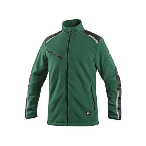 Kurtka CXS 4ENVI SOLIS, męska, polarowa, zielono-czarna - Kurtka CXS 4ENVI SOLIS męska, polarowa, zielono-czarna, rozmiar S