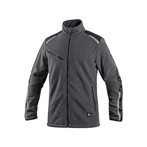 Kurtka CXS 4ENVI SOLIS, męska, polarowa, szaro-czarna - Kurtka CXS 4ENVI SOLIS męska, polarowa, szaro-czarna, rozmiar L