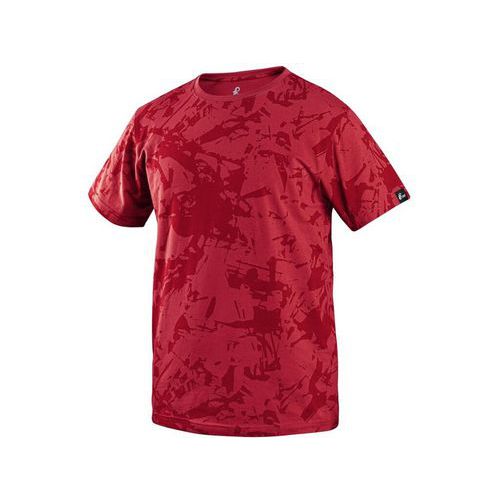 Koszulka CXS MERLIN, krótki rękaw, czerwona - Koszulka CXS MERLIN, krótki rękaw, czerwona, rozmiar L