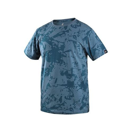 Koszulka CXS MERLIN, krótki rękaw, kolor petrol - Koszulka CXS MERLIN, krótki rękaw, kolor petrol, rozmiar L