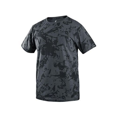 Koszulka CXS MERLIN, krótki rękaw, ciemnoszara - Koszulka CXS MERLIN, krótki rękaw, ciemnoszara, rozmiar L