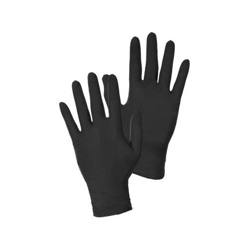 Rękawiczki CXS STERN BLACK, jednorazowe, nitrylowe - Rękawiczki CXS STERN BLACK, jednorazowe, nitrylowe, rozmiar 9