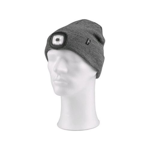Czapka CXS TYNAN z oświetleniem LED, szara