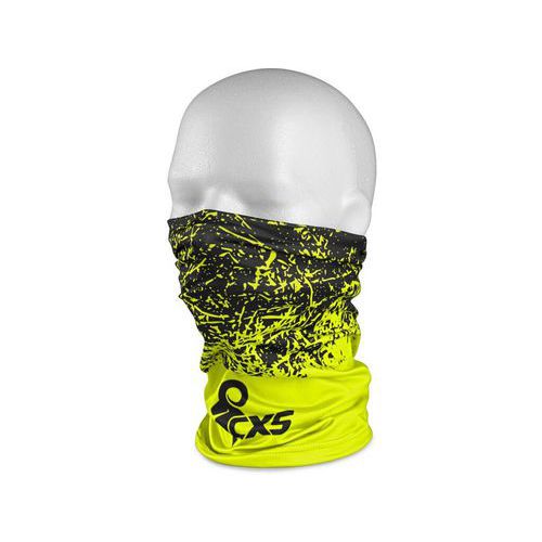 Wielofunkcyjny szalik CXS LORY, 23x45, czarno-żółty - Chusta wielofunkcyjna CXS LORY, 23x45, czarno-żółta