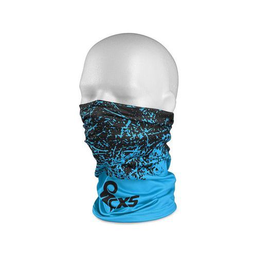 Wielofunkcyjny szalik CXS LORY, 23x45, czarno-niebieski - Chusta wielofunkcyjna CXS LORY, 23x45, czarno-niebieska