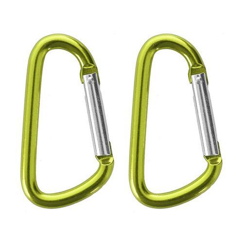 Karabińczyk AL mały (zestaw 2 szt.), zielony - Karabinek AL mały (zestaw 2 szt.), zielony