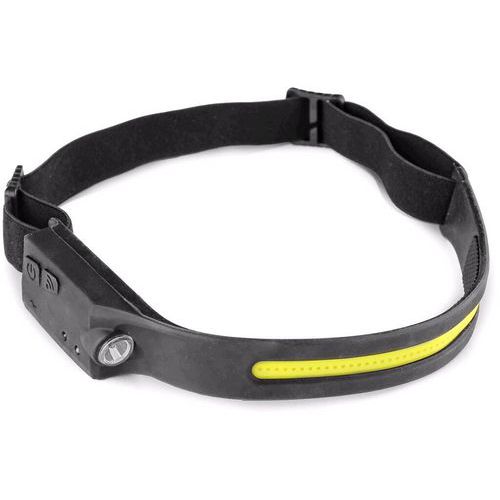 Latarka czołowa CXS XPE LED / COB LED z paskiem LED - Latarka czołowa CXS XPE LED/COB LED z paskiem LED świecącym