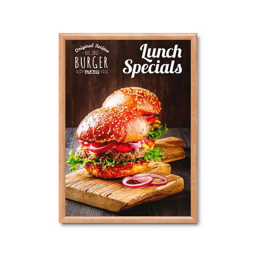 Zapięcie narożnikowe ostre 25 mm profil drewniany dekoracyjny - Profil dekoracyjny z drewna ostrego Clapper 25 mm, 50x70 cm