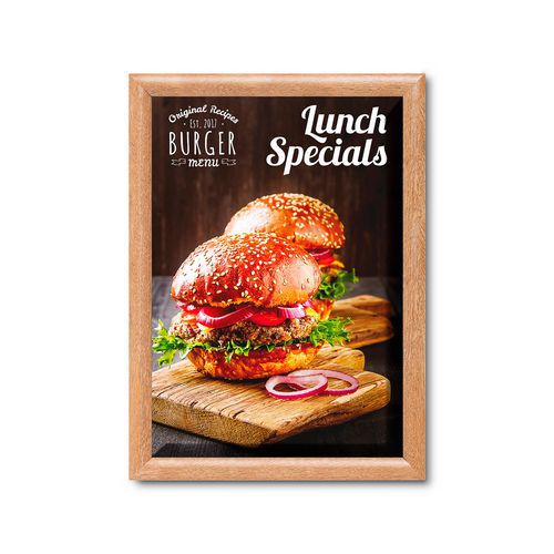 Zapięcie narożnikowe ostre 25 mm profil drewniany dekoracyjny - Profil dekoracyjny z ostrym narożnikiem Clapper 25 mm, A3