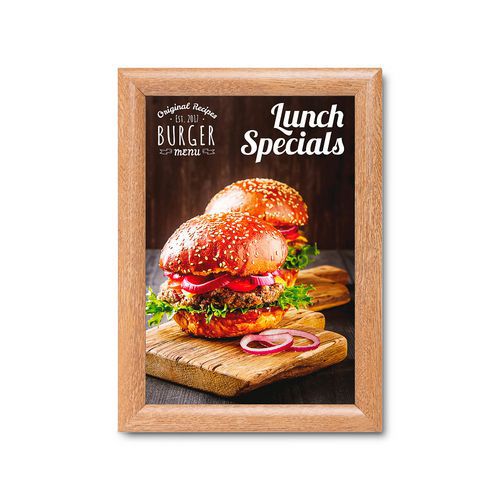 Zapięcie narożnikowe ostre 25 mm profil drewniany dekoracyjny - Profil dekoracyjny z ostrym narożnikiem Clapper 25 mm, A4