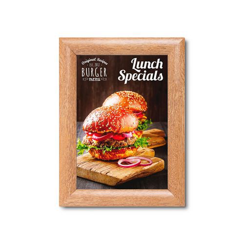 Zapięcie narożnikowe ostre 25 mm profil drewniany dekoracyjny - Profil dekoracyjny z ostrym narożnikiem Clapper 25 mm, A5