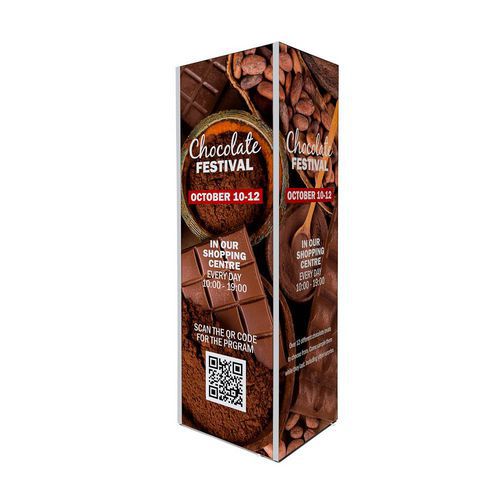 Wieża z ramkami uwalniającymi tekstylia - Wieża z ramami składanymi tekstylnymi 60 x 66 x 200 cm