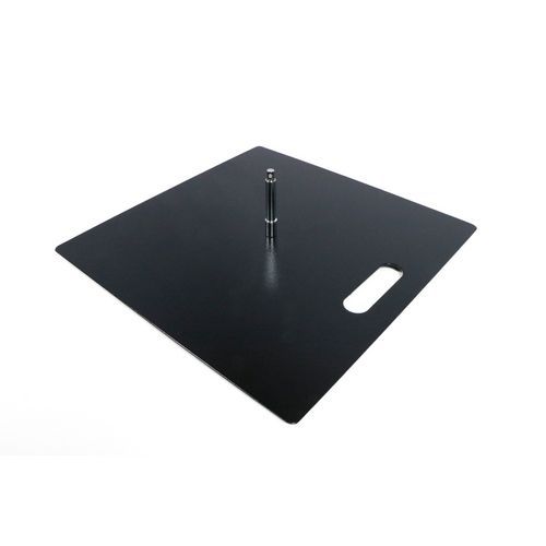 Ekonomiczna metalowa podstawa płaska do flag reklamowych z obrotowym mocowaniem 17 mm - Metalowa podstawa płaska ekonomiczna do flag reklamowych z moc