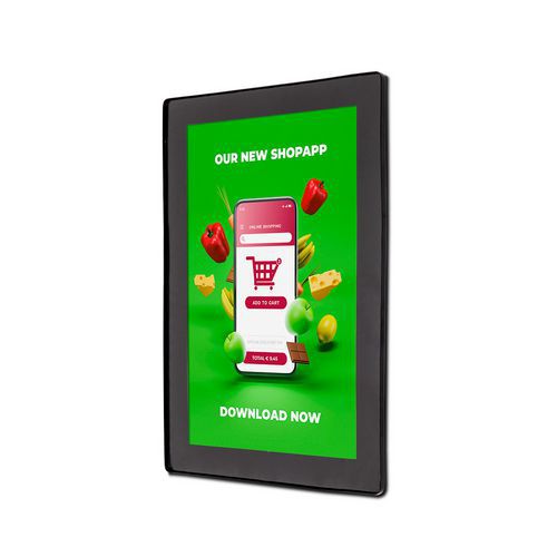 Magnetyczna ramka na plakat Slim - Magnetyczna rama plakatowa Slim czarna, A4