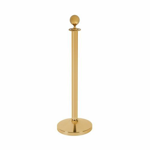 Bariera, słupek linowy, złoty